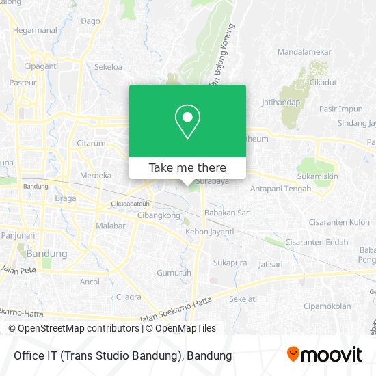 Office IT (Trans Studio Bandung) map