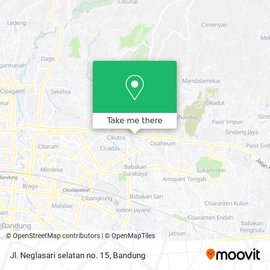 Jl. Neglasari selatan no. 15 map