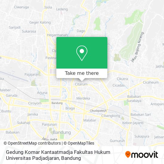 Gedung Komar Kantaatmadja Fakultas Hukum Universitas Padjadjaran map