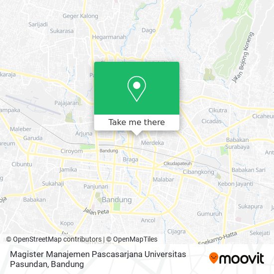 Magister Manajemen Pascasarjana Universitas Pasundan map