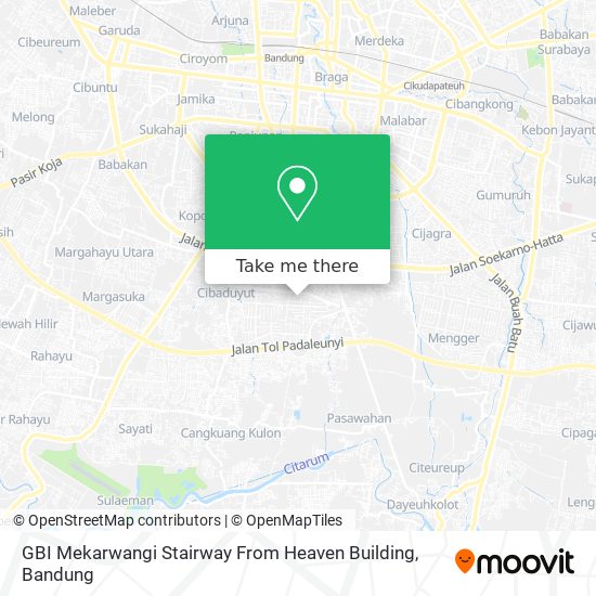 GBI Mekarwangi Stairway From Heaven Building map
