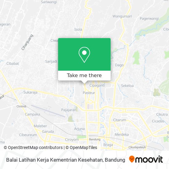 Balai Latihan Kerja Kementrian Kesehatan map