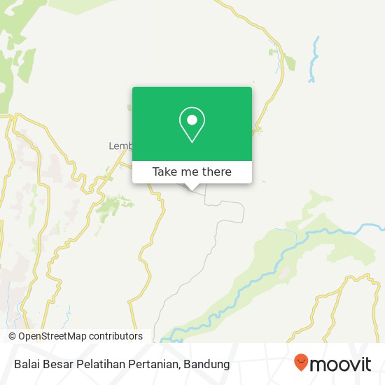 Balai Besar Pelatihan Pertanian map