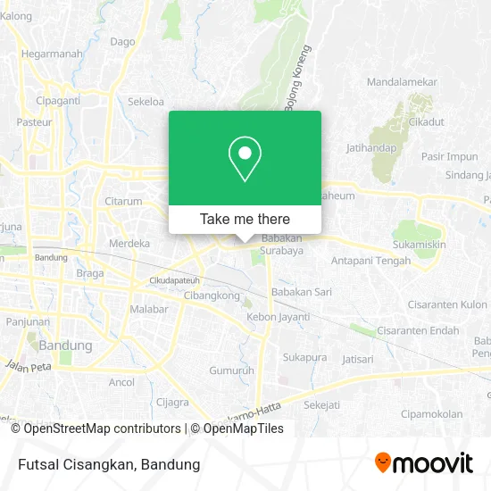 Futsal Cisangkan map