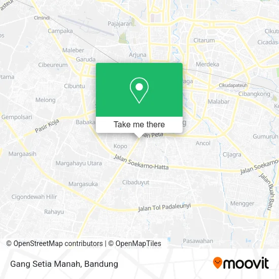 Gang Setia Manah map
