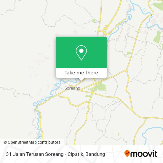 31 Jalan Terusan Soreang - Cipatik map