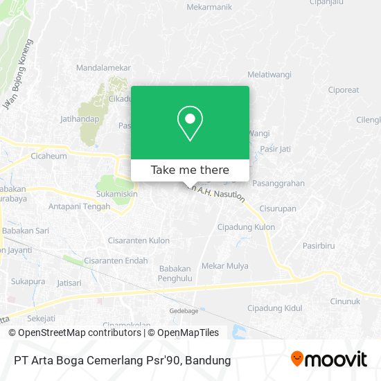 PT Arta Boga Cemerlang Psr'90 map