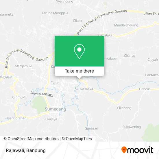 Rajawali map