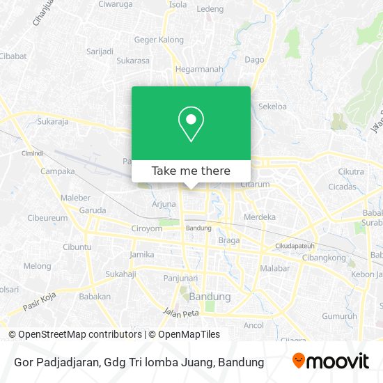 Gor Padjadjaran, Gdg Tri lomba Juang map