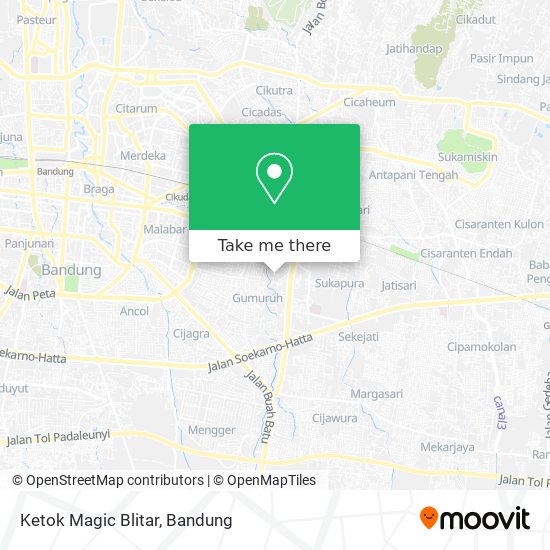 Ketok Magic Blitar map