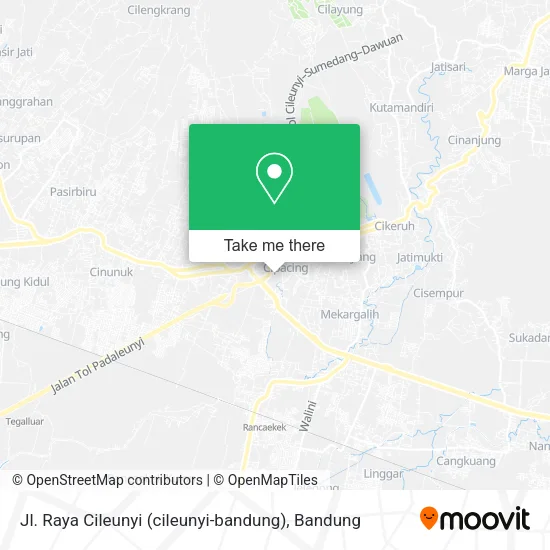 Jl. Raya Cileunyi (cileunyi-bandung) map