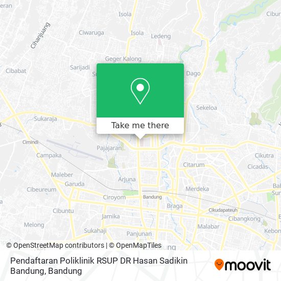 Pendaftaran Poliklinik RSUP DR Hasan Sadikin Bandung map