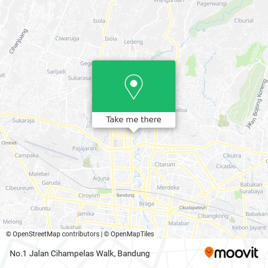 No.1 Jalan Cihampelas Walk map