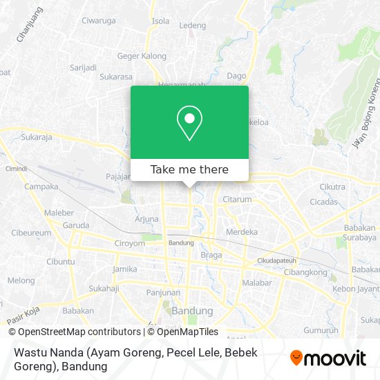 Wastu Nanda (Ayam Goreng, Pecel Lele, Bebek Goreng) map