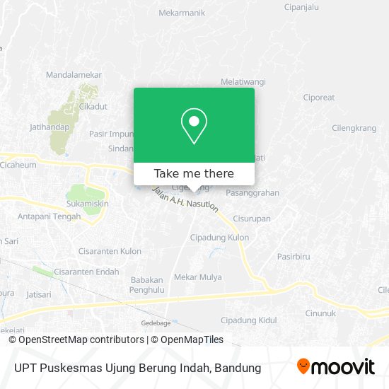 UPT Puskesmas Ujung Berung Indah map