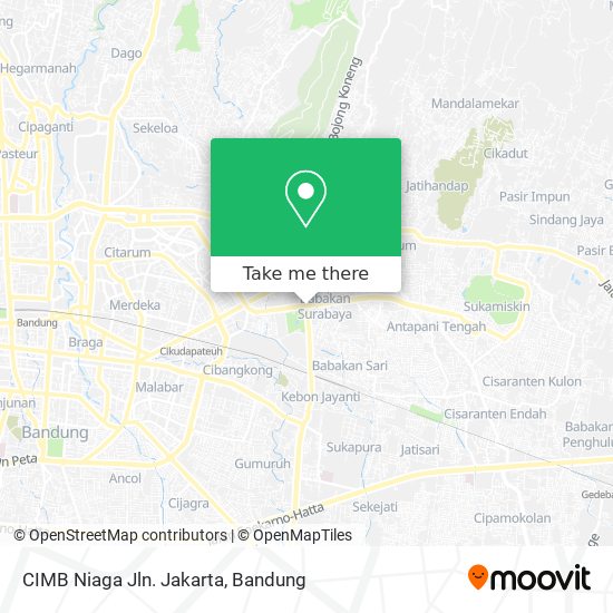 CIMB Niaga Jln. Jakarta map