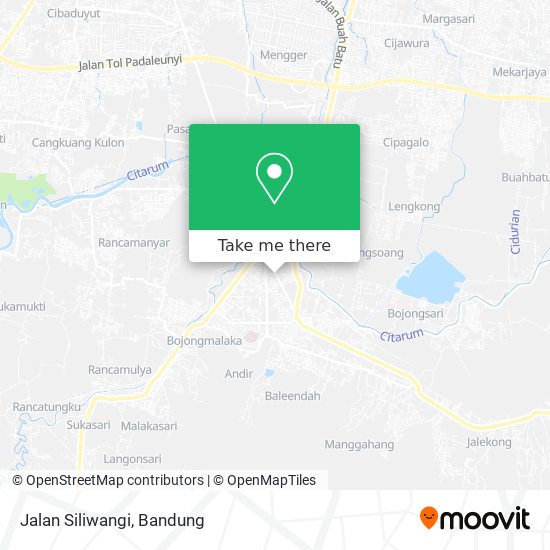 Jalan Siliwangi map