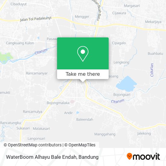 WaterBoom Alhayu Bale Endah map