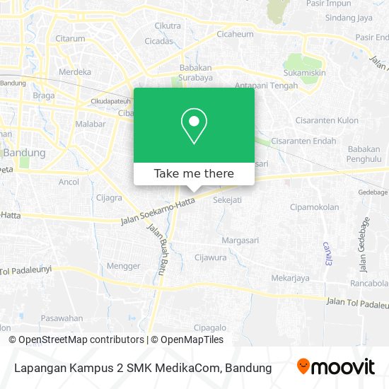 Lapangan Kampus 2 SMK MedikaCom map