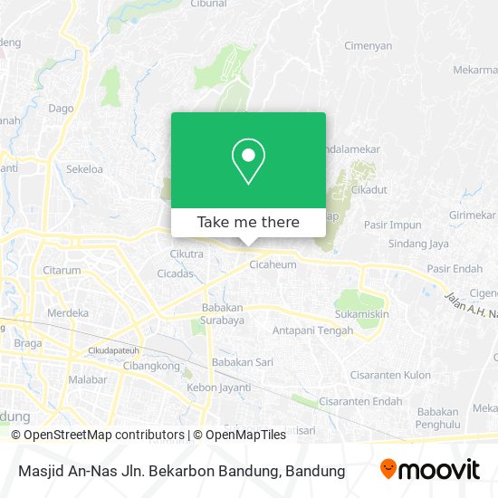 Masjid An-Nas Jln. Bekarbon Bandung map