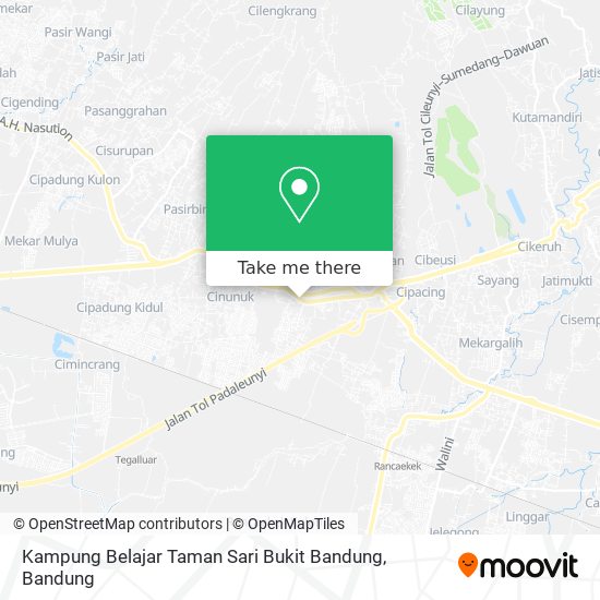 Kampung Belajar Taman Sari Bukit Bandung map