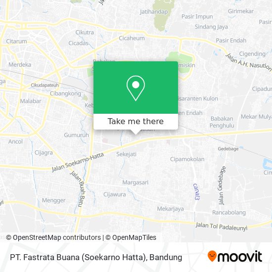 PT. Fastrata Buana (Soekarno Hatta) map