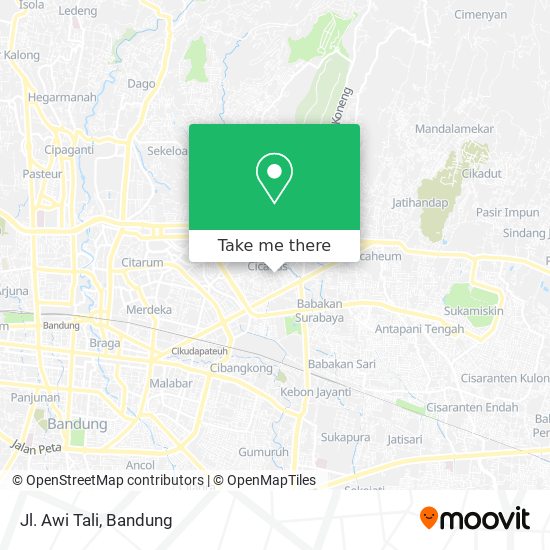 Jl. Awi Tali map