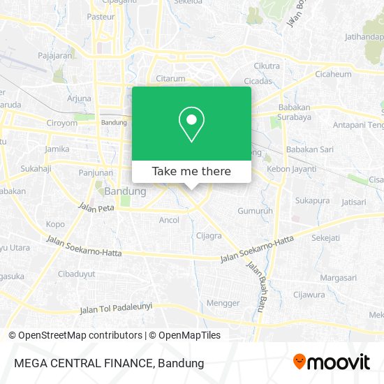 MEGA CENTRAL FINANCE map