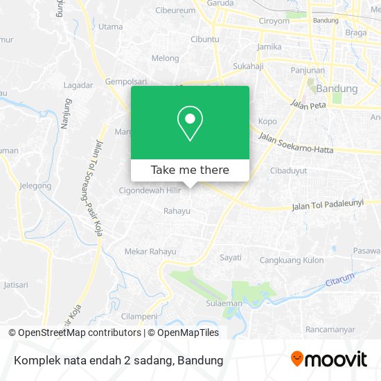 Komplek nata endah 2 sadang map