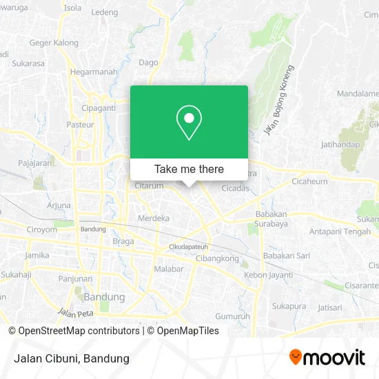 Jalan Cibuni map