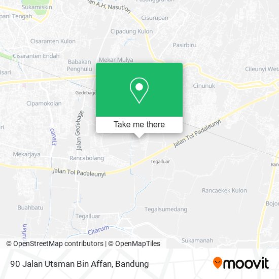 90 Jalan Utsman Bin Affan map