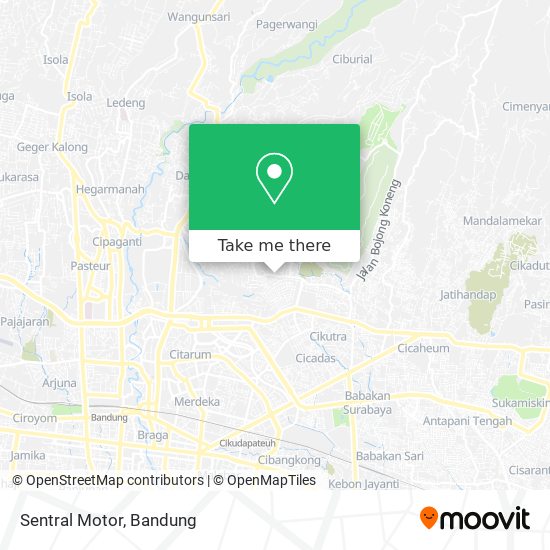 Sentral Motor map