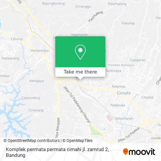 Komplek permata permata cimahi jl. zamrud 2 map