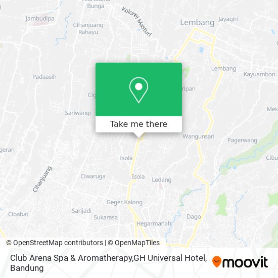 Club Arena Spa & Aromatherapy,GH Universal Hotel map