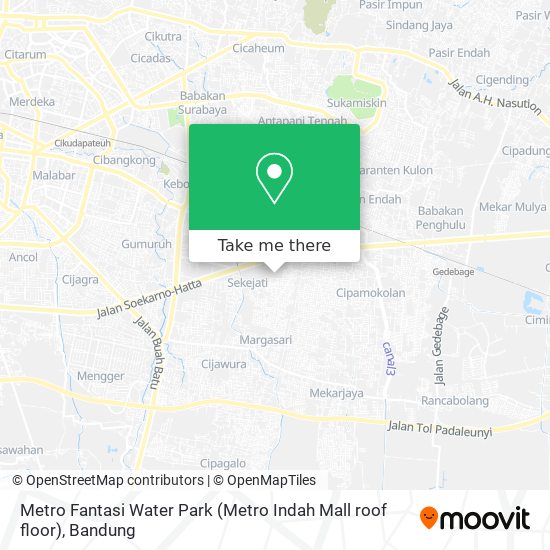 Metro Fantasi Water Park (Metro Indah Mall roof floor) map