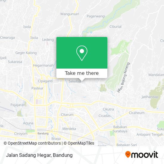 Jalan Sadang Hegar map