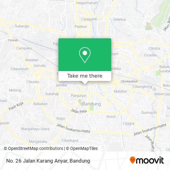 No. 26 Jalan Karang Anyar map
