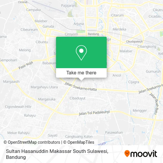 Sultan Hasanuddin Makassar South Sulawesi map