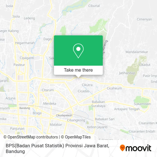 BPS(Badan Pusat Statistik) Provinsi Jawa Barat map