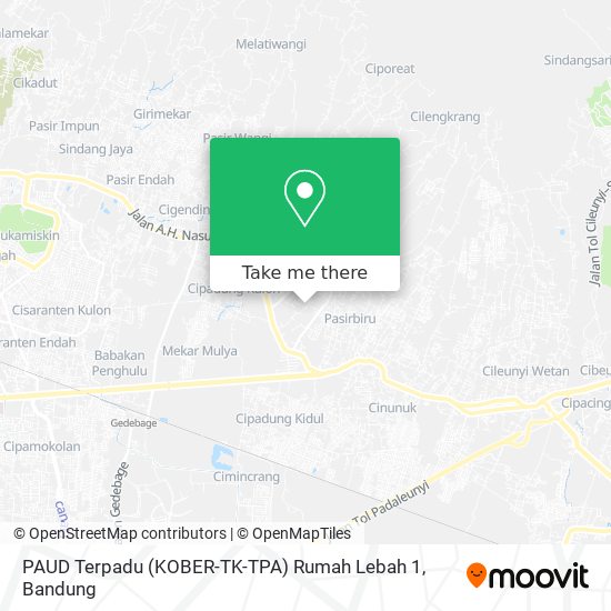 PAUD Terpadu (KOBER-TK-TPA) Rumah Lebah 1 map