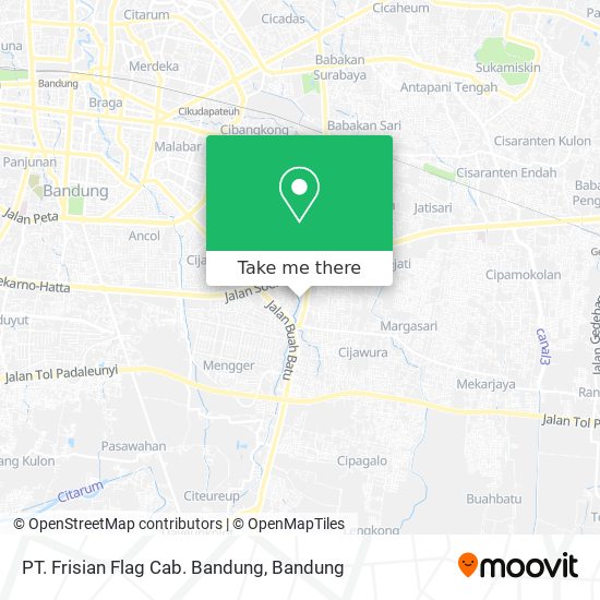 PT. Frisian Flag  Cab. Bandung map