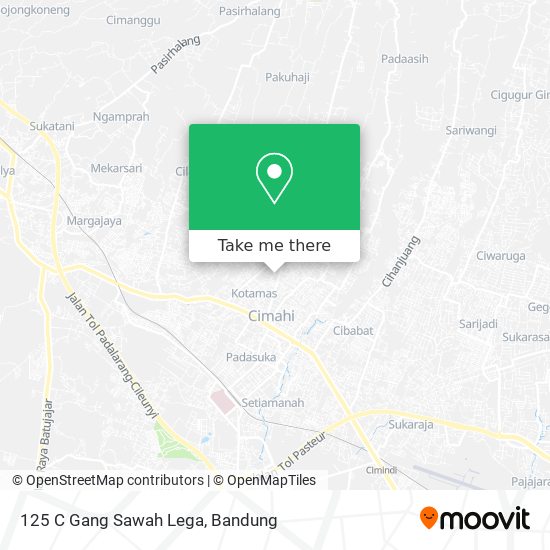 125 C Gang Sawah Lega map