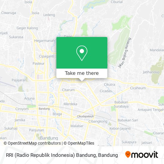 RRI (Radio Republik Indonesia) Bandung map
