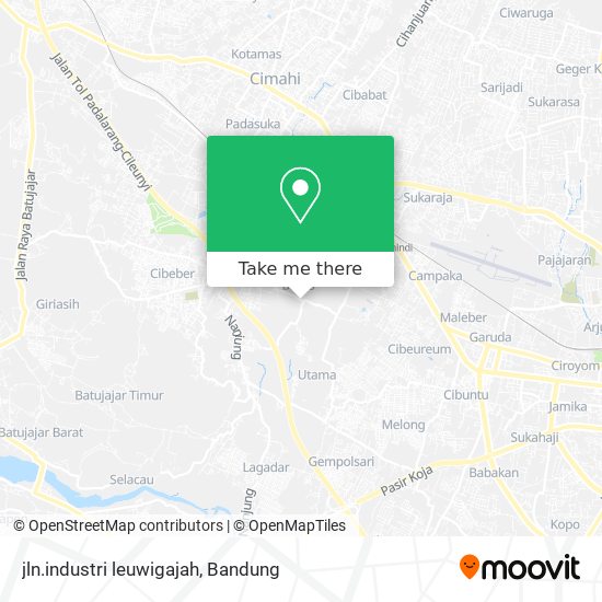 jln.industri leuwigajah map