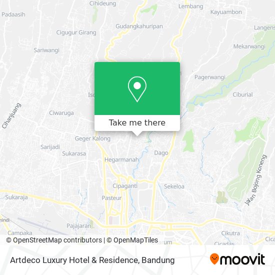 Artdeco Luxury Hotel & Residence map