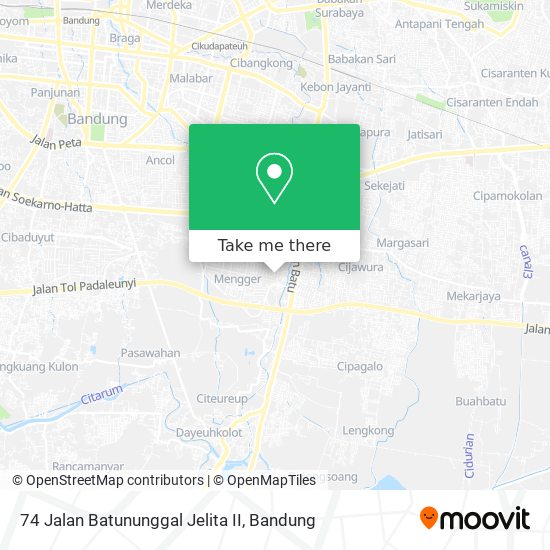 74 Jalan Batununggal Jelita II map