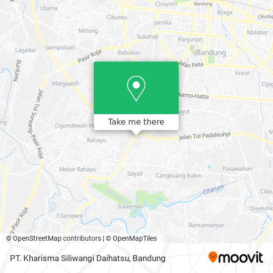 PT. Kharisma Siliwangi Daihatsu map
