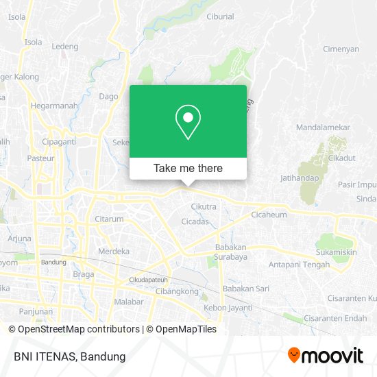 BNI ITENAS map