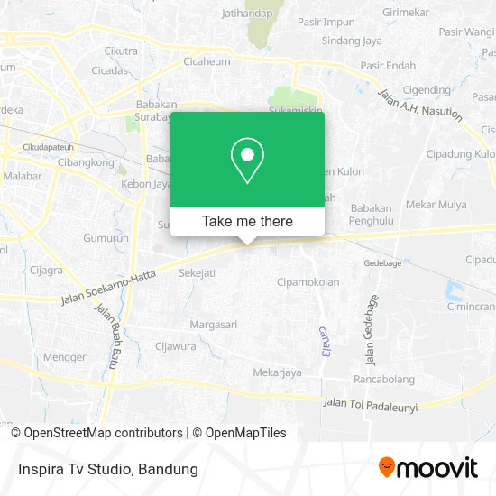 Inspira Tv Studio map
