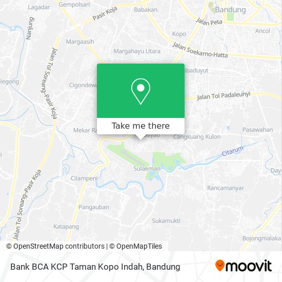 Bank BCA KCP Taman Kopo Indah map